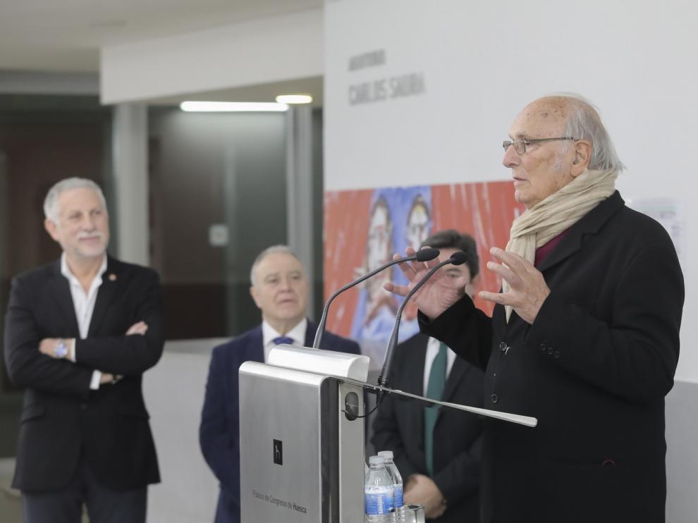 El Auditorio del Palacio de Congresos de Huesca ya lleva el nombre de Carlos Saura