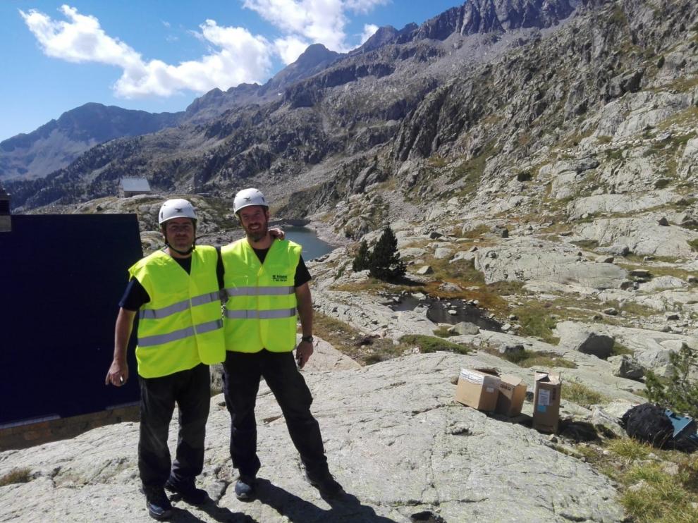 David Campillos y Eduardo Beltrán, socios de Piritec: "En el medio rural te tienes que currar el trabajo y no dedicarte solo a una cosa"