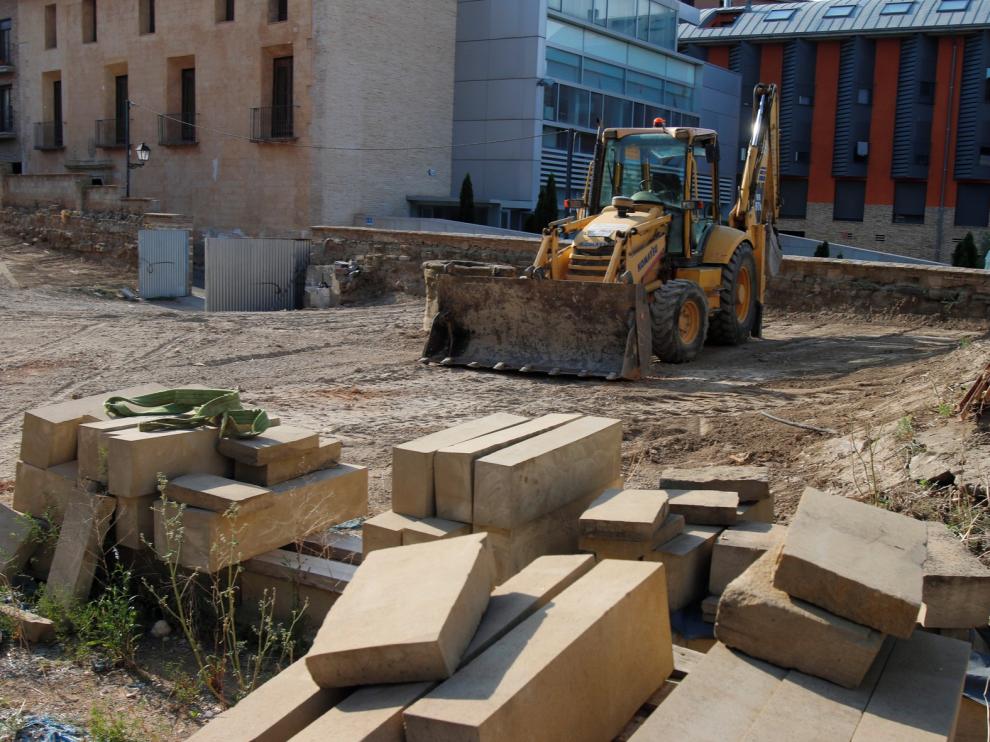 El Consistorio de Huesca reparará el daño en Jardín del Obispo