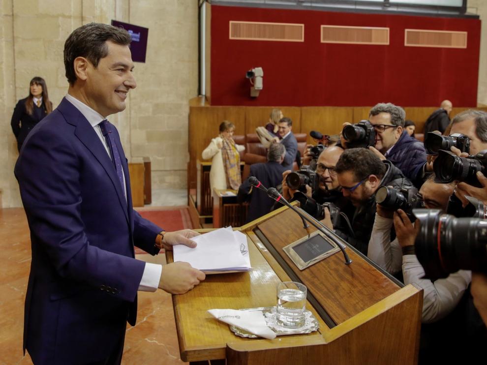 Moreno plantea una transición andaluza "sin complejos ni cordones sanitarios"