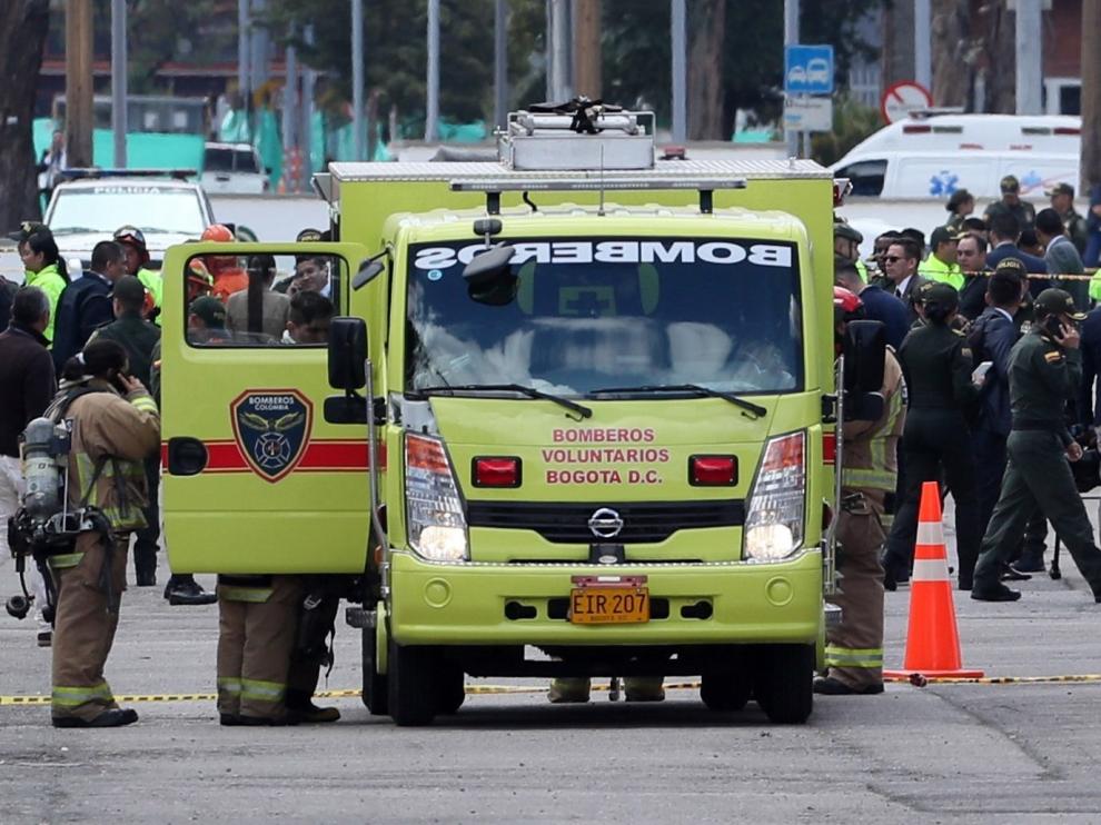 Diez muertos y 65 heridos en un atentado en Bogotá