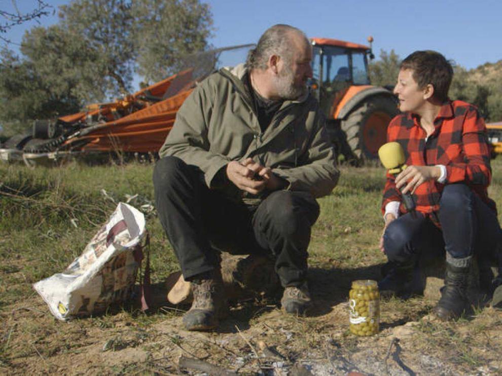 RTVE graba "La Paisana", una mirada a los pequeños pueblos con Eva Hache