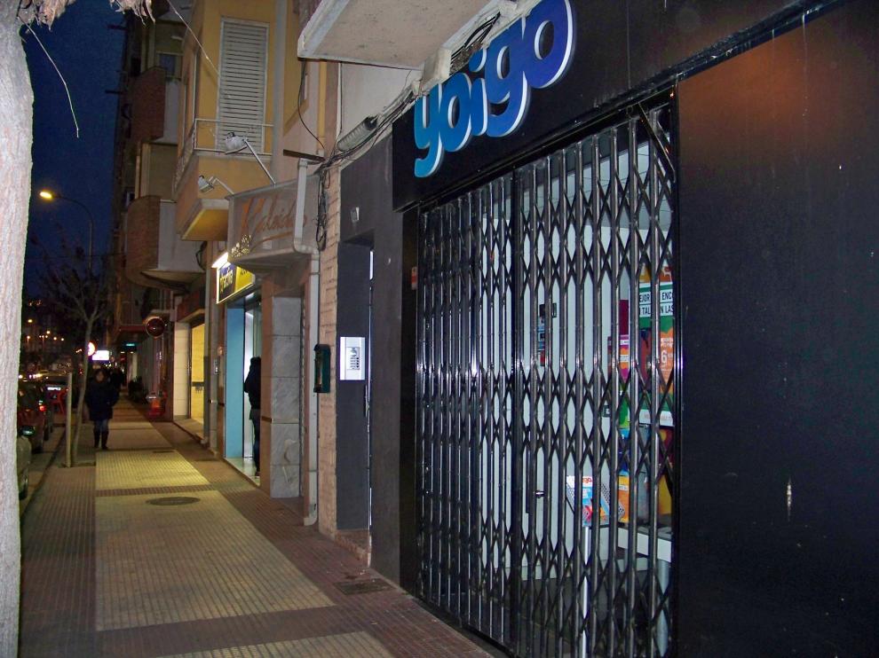 Buscan al autor de un atraco en Fraga que ha apuntado a una empleada con una pistola
