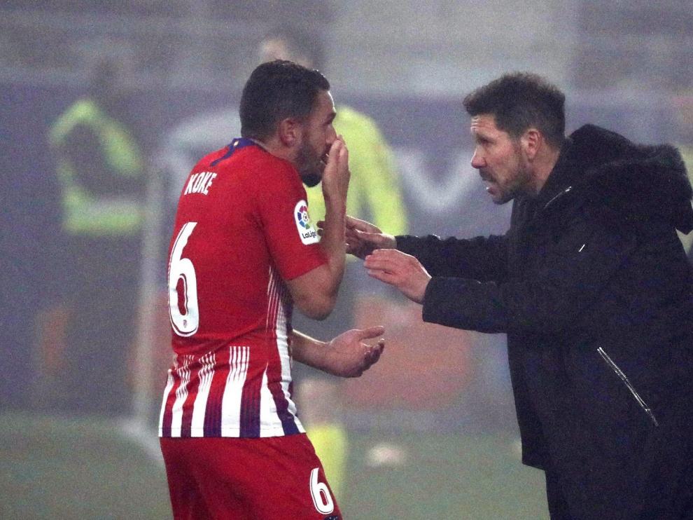 Simeone: "La respuesta del equipo genera ilusión, entusiasmo y tranquilidad"