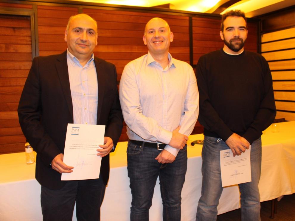 José Luis Hernández recoge el primer premio del XII Concurso de Relato Breve "Villa de Binéfar"