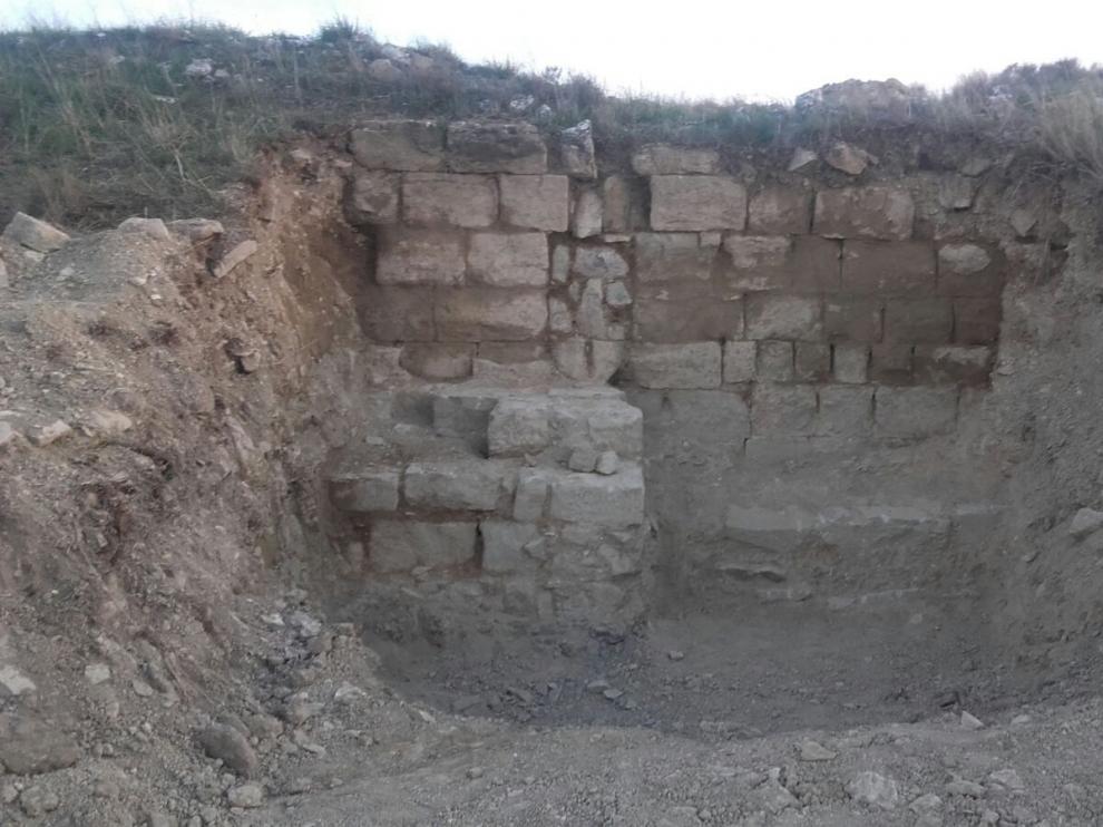 Las catas por las obras del pantano de Almudévar documentan varios yacimientos