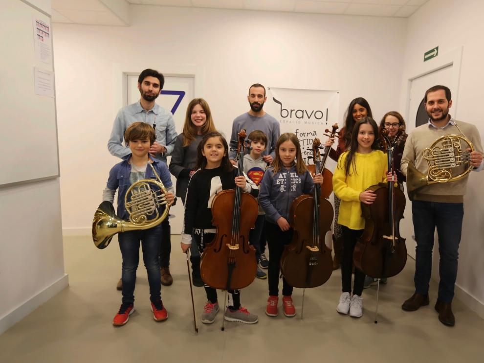 Bravo une música, tiempo y espacio en un concierto en el Planetario