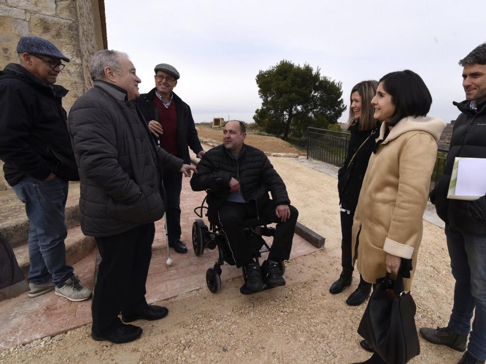 Ballobar recupera su mirador, uno de sus espacios más emblemáticos, que ahora es accesible