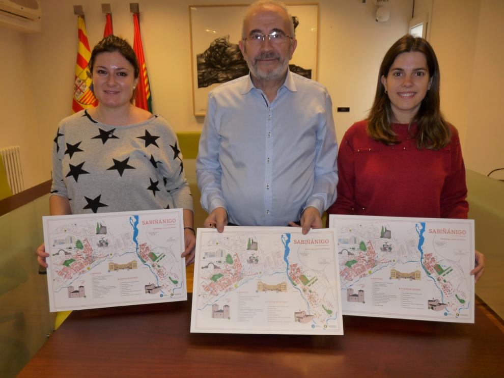 Sabiñánigo estrena un callejero con los puntos y servicios de interés