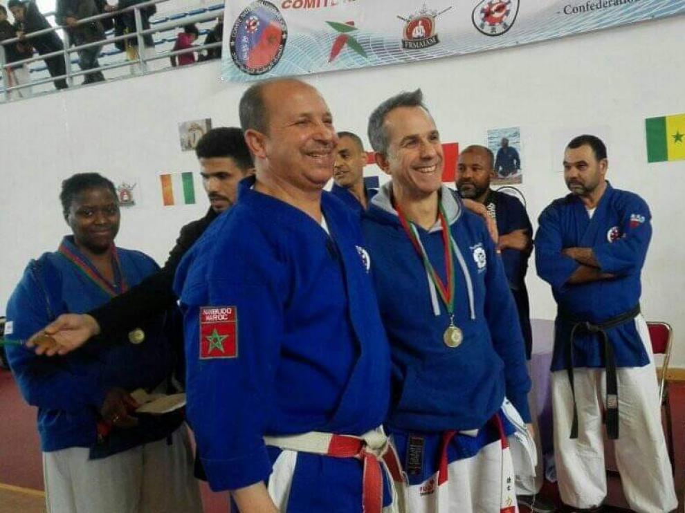 Carrasco asistió a Nanbu en el curso de Marruecos