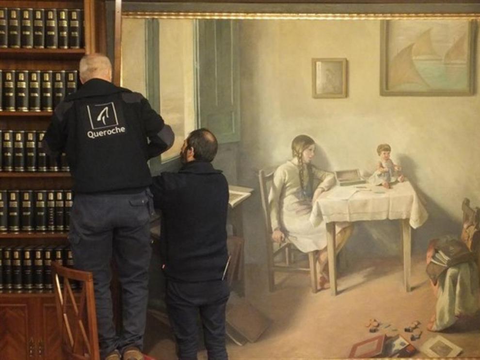 La Cámara de Comercio de Huesca devuelve al Museo 'Reina Sofía' un cuadro de Gerardo de Alvear