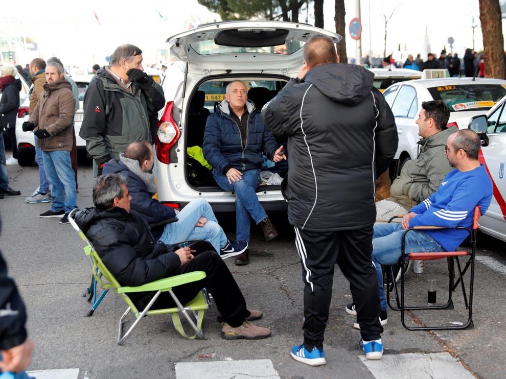 Los taxistas de Madrid mantendrán una huelga indefinida