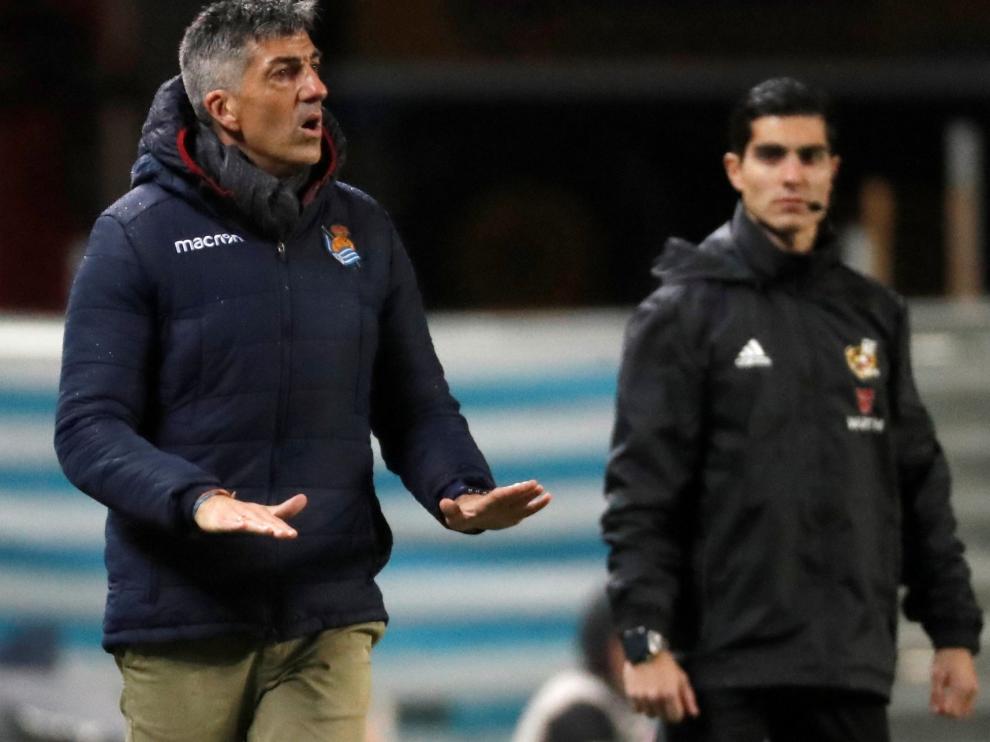 Imanol reconoce que su equipo no fue capaz de "derribar un gran muro"