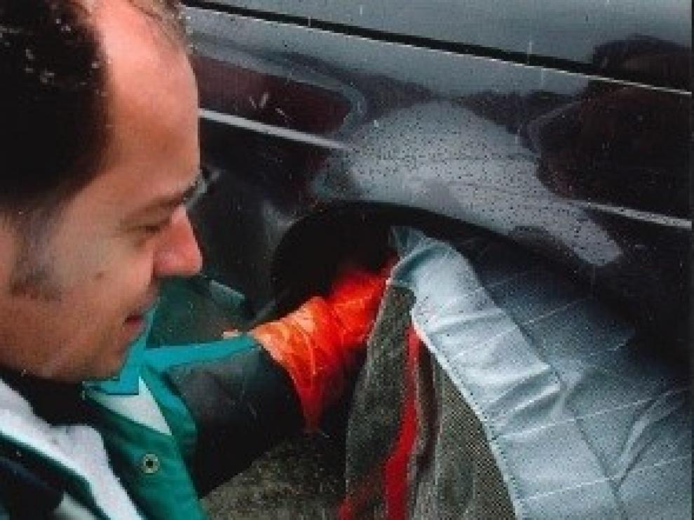 Tráfico organiza talleres en Huesca para enseñar a colocar cadenas