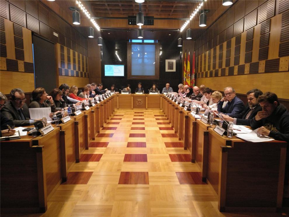 El pleno de Huesca pide a la DGA que cree un centro de interpretación arqueológica en el Círculo Católico