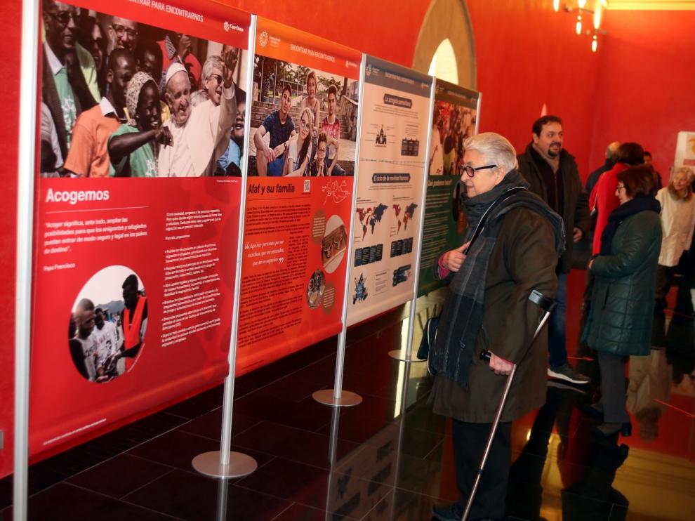 Cáritas expone en Huesca la realidad de la migración forzada