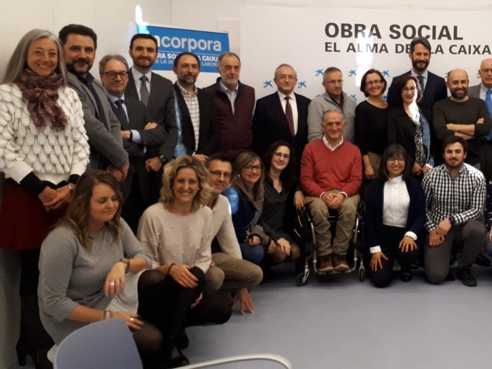 La Caixa facilita empleo a 127 oscenses en riesgo de exclusión