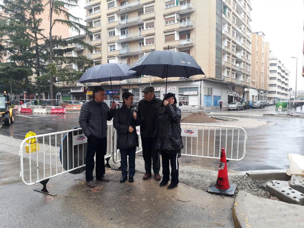 Comienzan los trabajos en la vías laterales de Ramón y Cajal tras la reapertura de la calzada central