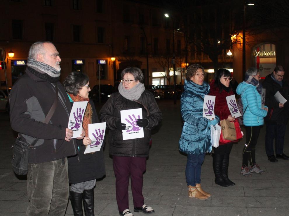 Monzón celebra su quinta concentración en un mes contra la violencia machista