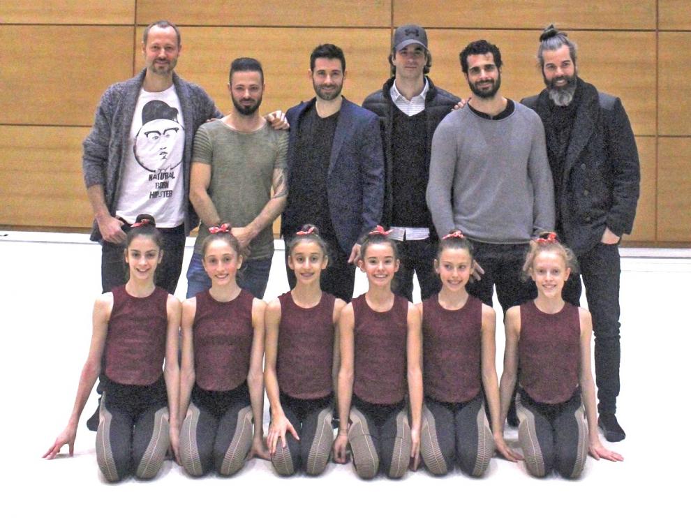 Inés Bergua participa en el control técnico de la selección nacional de gimnasia rítmica