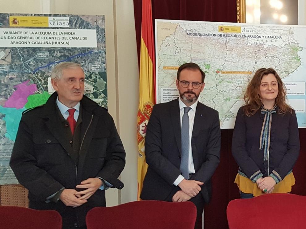 El Gobierno invierte 7.700.000 euros en dos obras de modernización del regadío en la provincia de Huesca