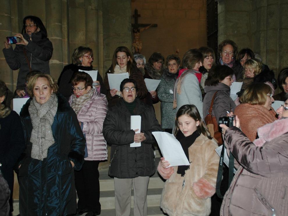 Las mujeres del Somontano se preparan para la celebración de Santa Águeda