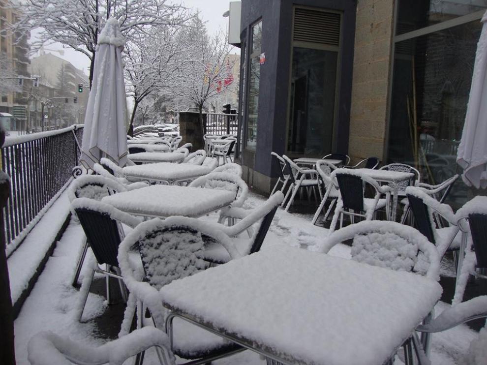 Aviso amarillo por temperaturas mínimas este lunes en la provincia de Huesca