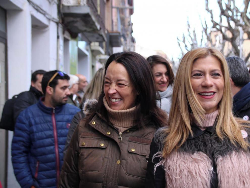 Vaquero asegura en Barbastro que Aragón "sale perjudicado" con el PSOE