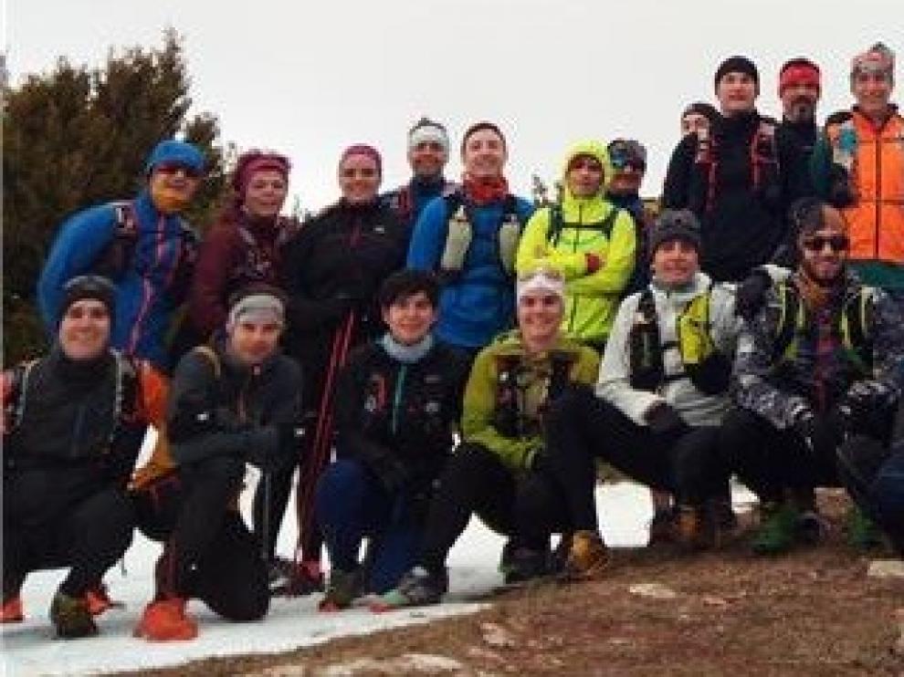 Primera salida de promoción del club Peña Guara por el corazón de la Sierra de Bonés