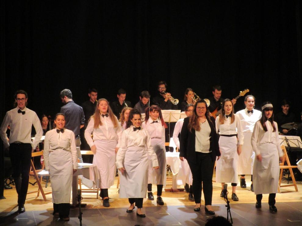 Huesca aplaude el ensayo de "La boda" de Jazz for Kids