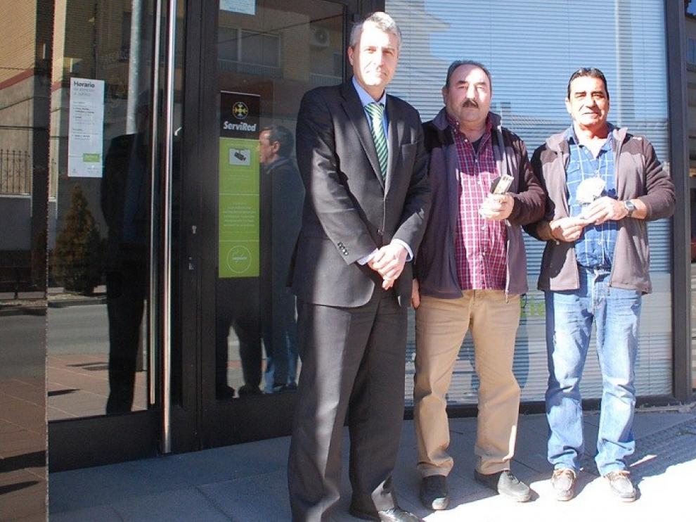 Guillermo Andreu y Andrés Paules, de Valfonda, ganadores del Campeonato de Guiñote en Los Monegros