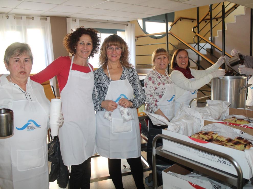 Monzón lleva la celebración de Santa Águeda a las residencias Riosol y Torrefuentes