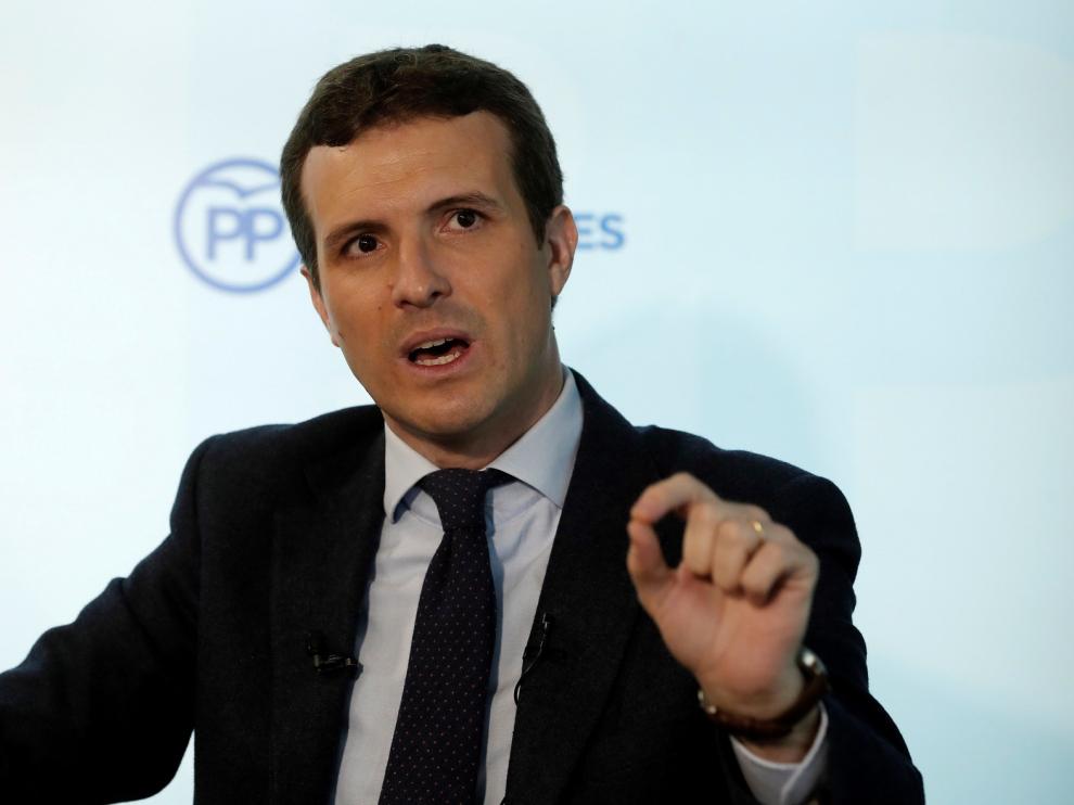 Casado llama a la movilización: "No descarto nada contra Sánchez por su alta traición a España"