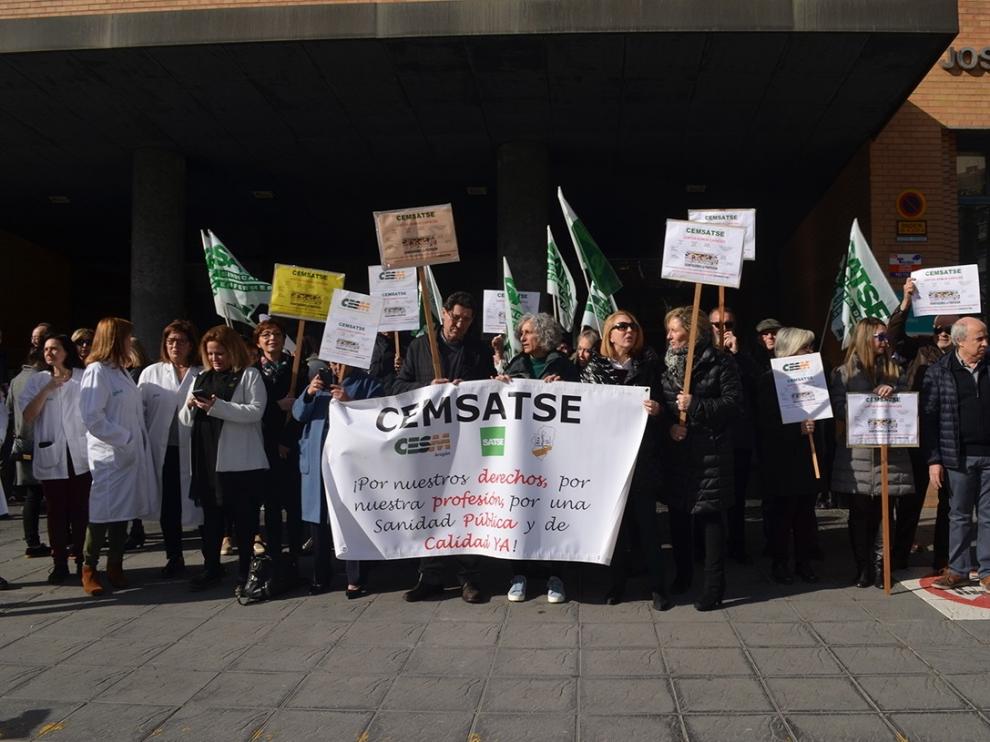 "Guerra de cifras" entre sindicatos y el Gobierno aragonés tras los paros por la Sanidad
