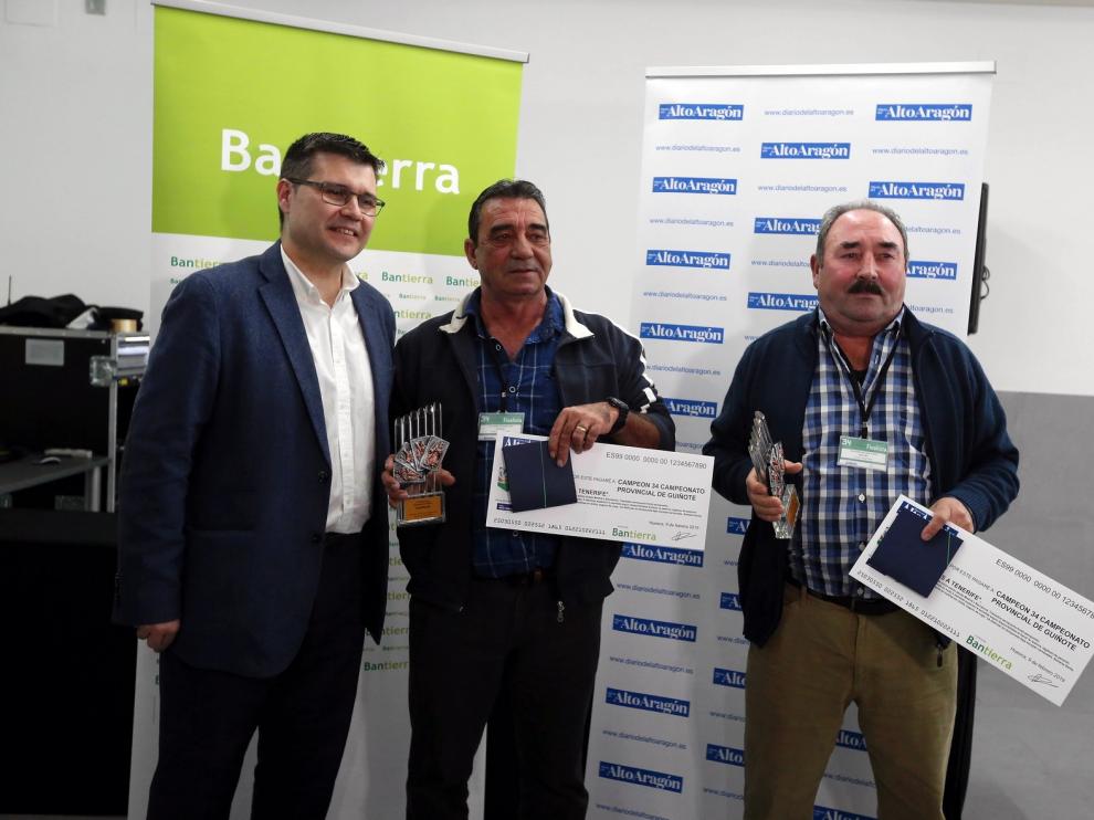 Andrés Paúles y Guillermo Andreu, de Valfonda de Santa Ana, los mejores en Guiñote