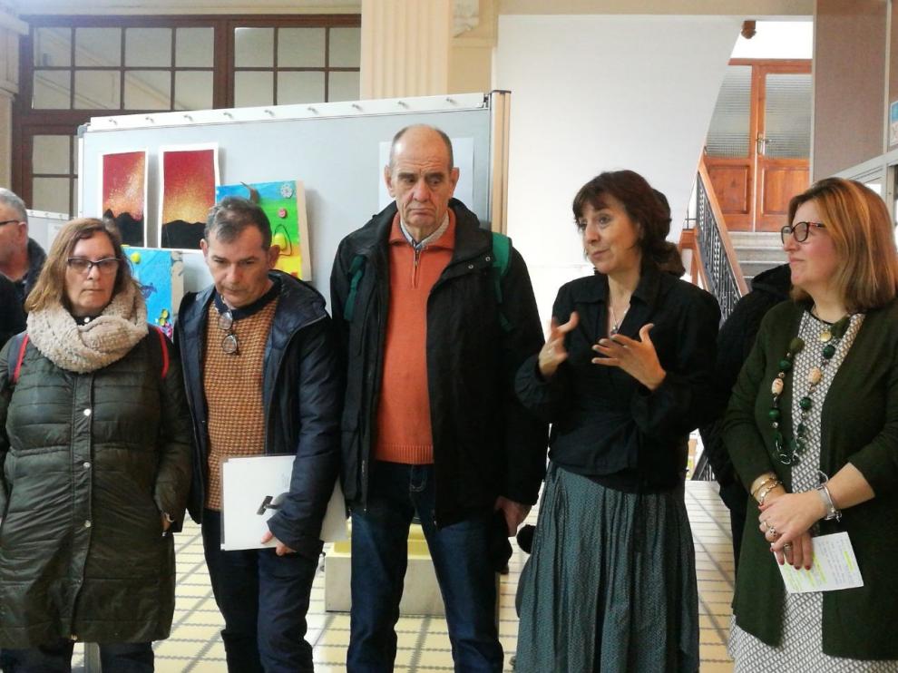 Instituciones y entidades sociales llevan al Campus de Huesca su trabajo terapéutico con el arte