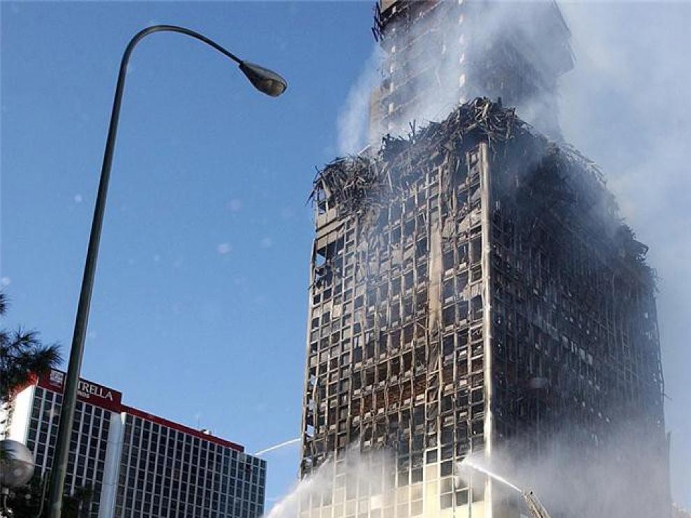 Villarejo niega tener relación con el incendio del edificio Windsor