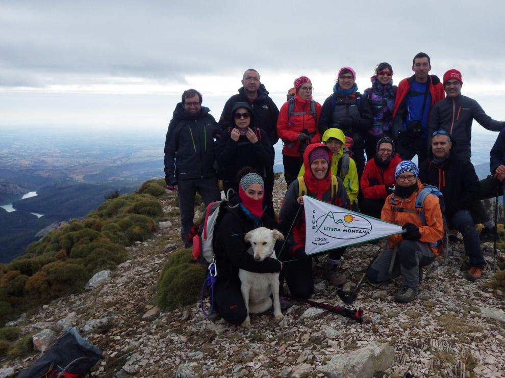 El Club Litera asciende al Pico Fragineto