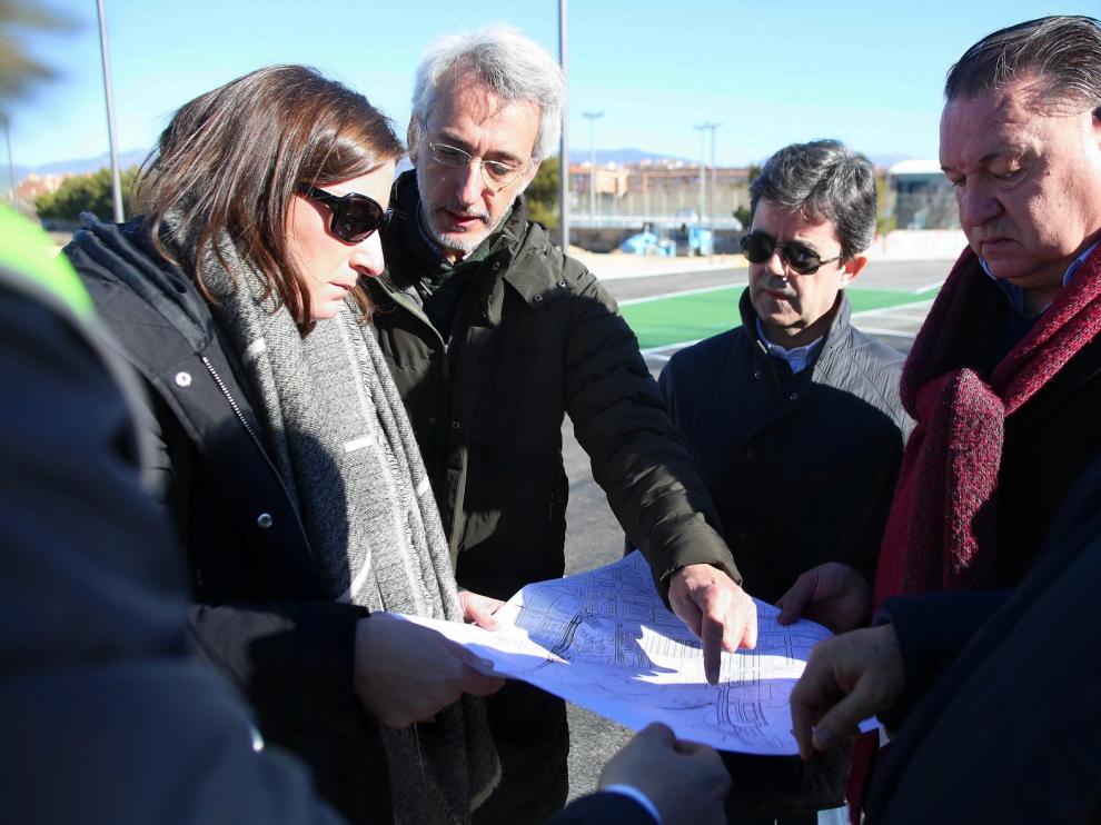 Los renovados accesos al campo de El Alcoraz se abren al público este lunes