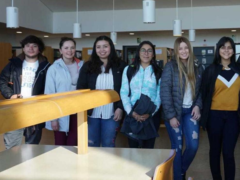 Alumnos de Chile se forman en un curso de horticultura en Huesca