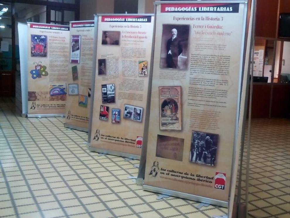 Una exposición revisa en el Campus de Huesca las "pedagogías libertarias"