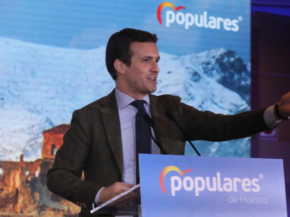 Casado habla del PP como único garante de la unidad, la libertad y la igualdad