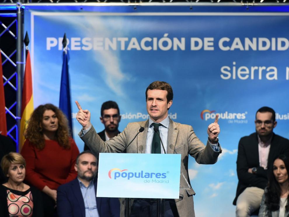 Casado dice que el 28A evitará que el PSOE arruine España