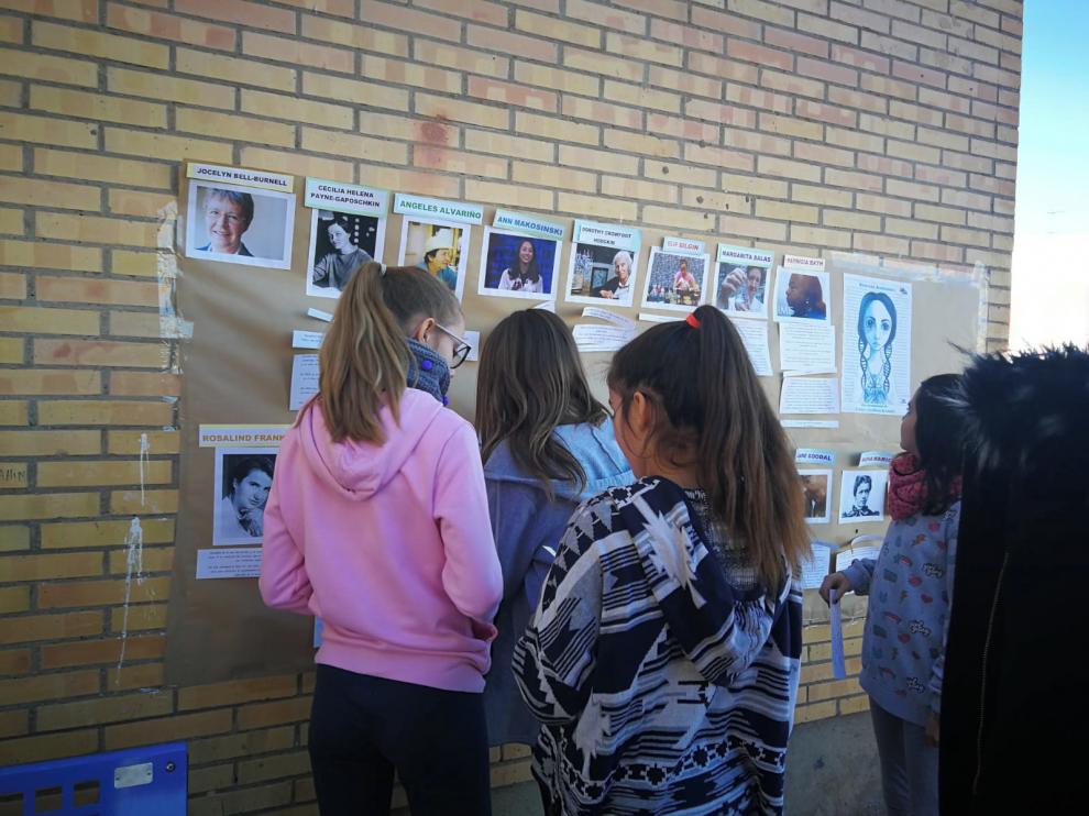 La mujer y la niña en la Ciencia, muy presente en la actividad de los escolares de Monegros