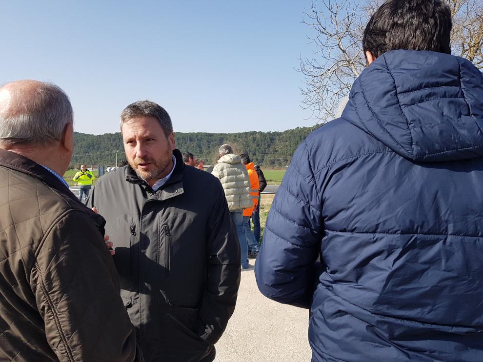 Soro destaca la mejora de la seguridad vial en Biscarrués tras el acondicionamiento de la travesía