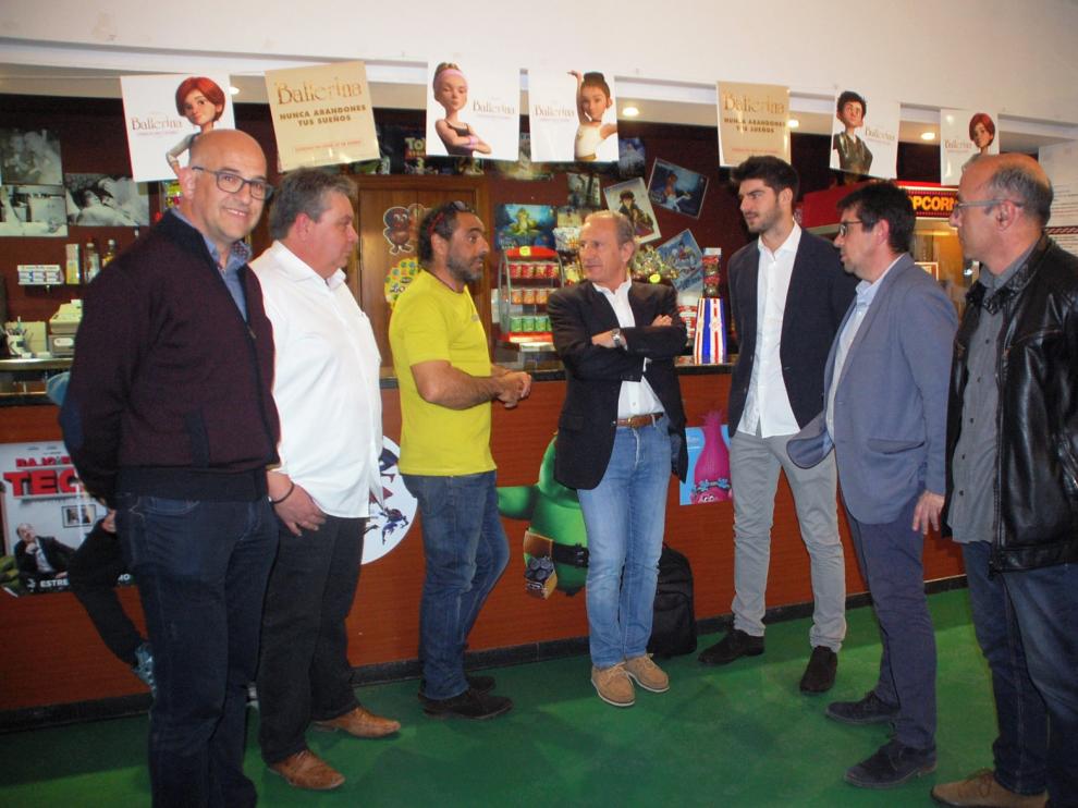 Petón, Pauner y Melero exponen en Sariñena sus vivencias y animan al "sin reblar" para el éxito en el deporte y en la vida