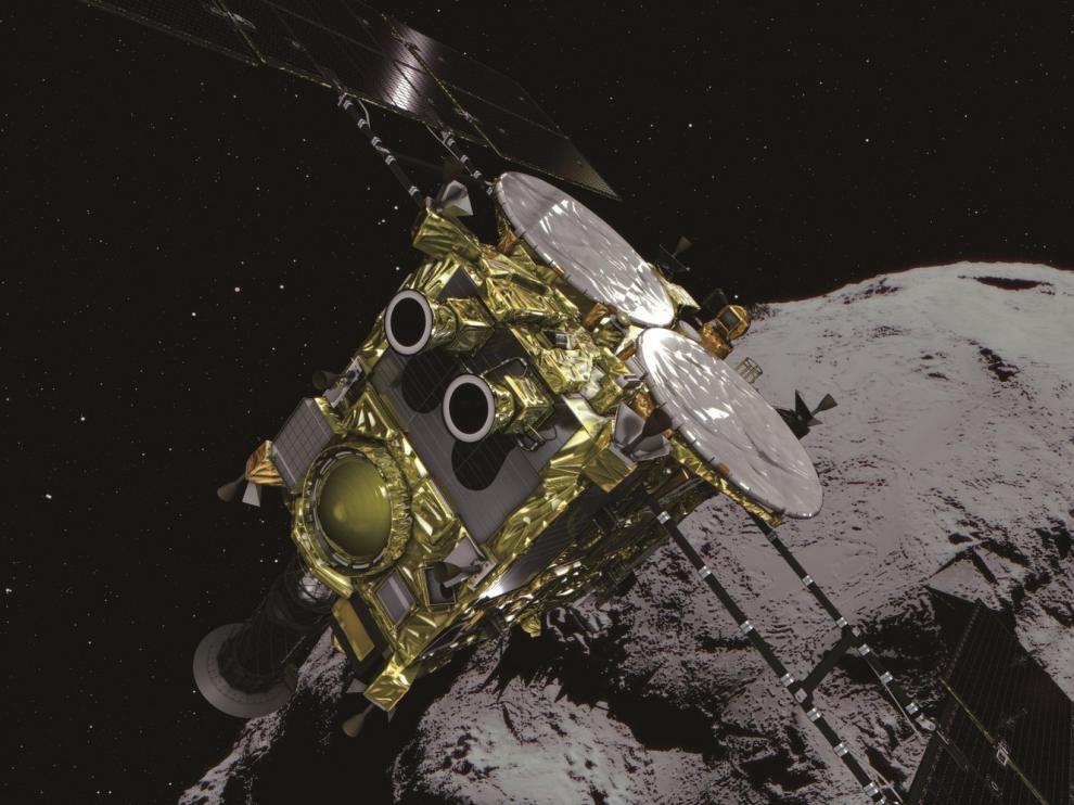La misión nipona Hayabusa2 logra tocar la superficie de un remoto asteroide