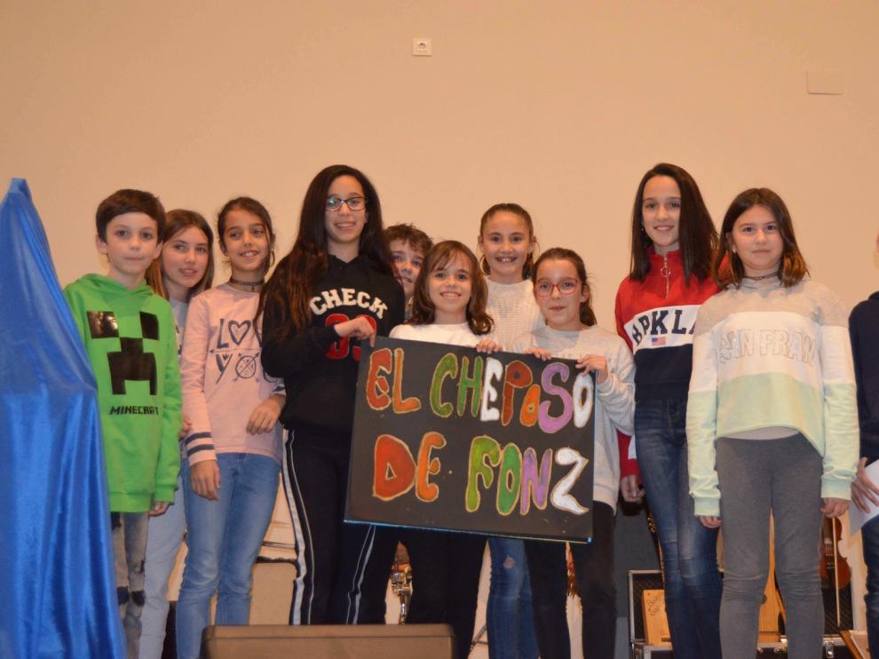 Los escolares mantienen vivo el bajorribagorzano con sus cuentos