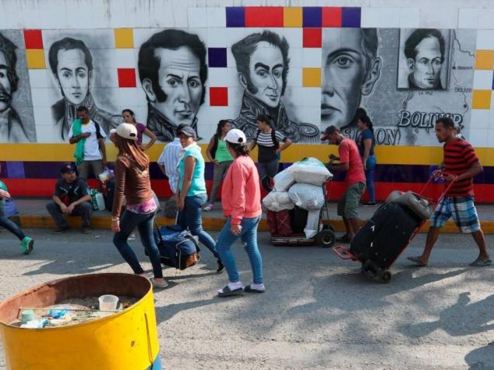 Mandatarios latinoamericanos arropan a Guaidó ante la inminente entrega de ayuda