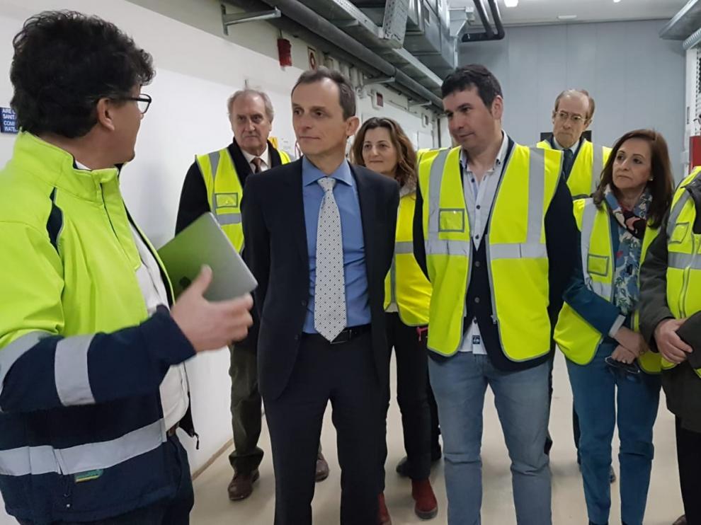 Pedro Duque, primer ministro que visita el Laboratorio de Canfranc